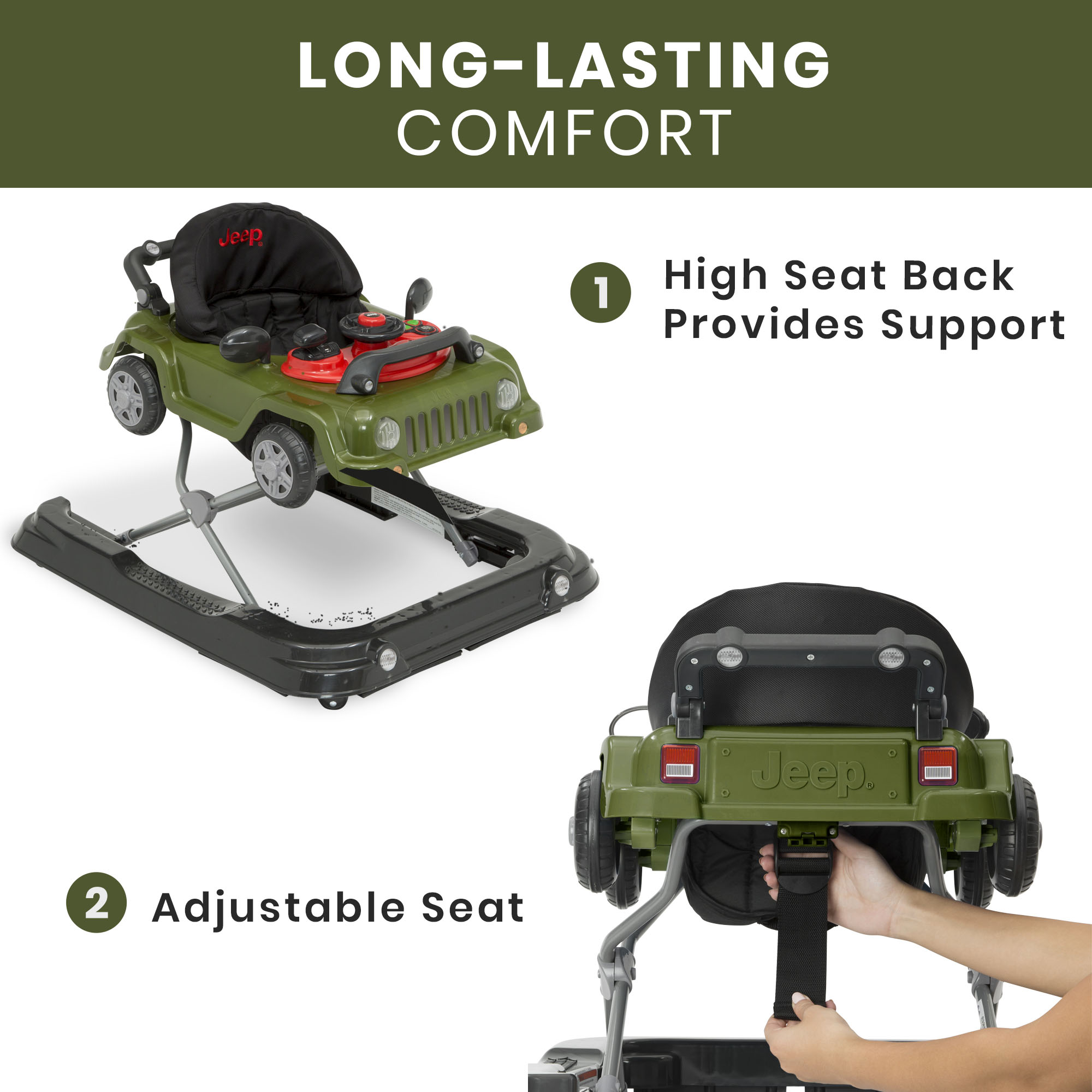 Jeep Classic Wrangler 3-in-1 Grow With Me Walker photo 4