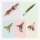 thumbnail image 3 of Cat Teaser Feather Cat Charmer Wand Caña De Pescar Telescópica 5 Kits De Reemplazo Pet Cat Toy Serendint PT001232-00, 3 of 6