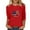 A-Red, variant on GERsome American Flag T-Shirts for Women 3/4 Sleeve Crew Neck 4th of July USA Patriotic Casual Graphic Tees Summer Loose Fit Pullover Tops S-2XL