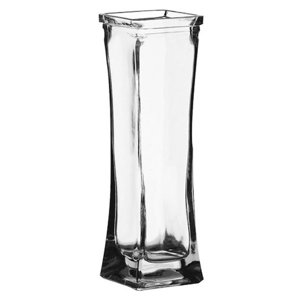 Flared Square Bud Vase