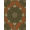 Brown Green, Pattern 12, variant on ODIKA Boho Vintage Retro Symmetrical Worn Palette Traditional Tone for Playroom, Bedroom, Reading Nook, Pet Friendly & Kids Safe Play