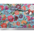 thumbnail image 3 of Soimoi Cotton Duck Fabric Flower Artistic Print Fabric by Yard 42 Inch Wide, 3 of 3