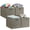 Coffee, variant on Collapsible Fabric Storage Bins Beige Set of 4 for Closet and Shelving