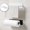 White, variant on VQPeo Under Cabinet Paper Towel Rack, Wall Mounted Iron Tissue Hanger, Adhesive No-Drill Dispenser for Kitchen & Bathroom Organization