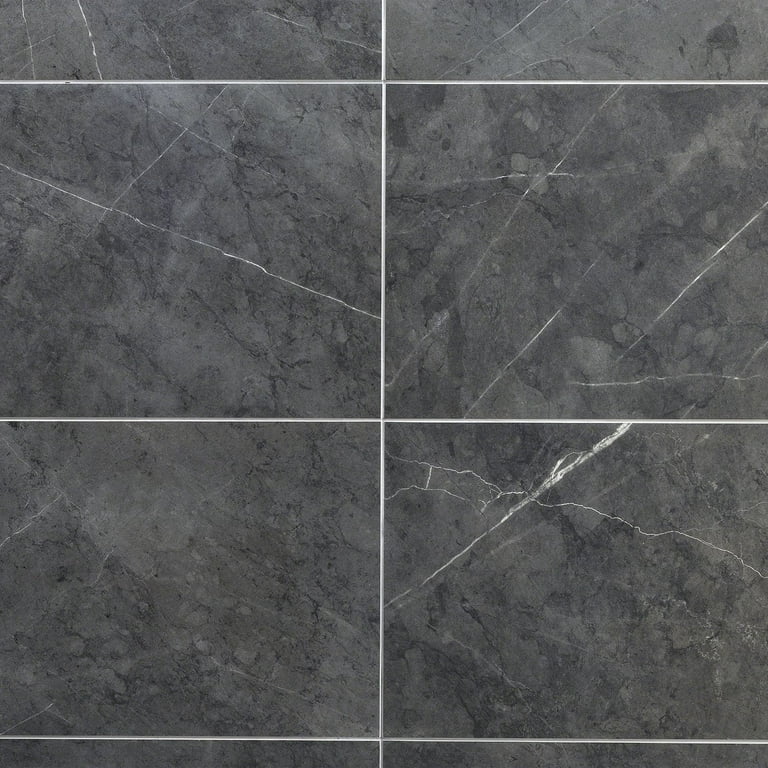 Bond Tile Elegant Amani Gray 12 in. x 24 in. Matte Marble Look Porcelain Floor and Wall Tile (6 Pieces 11.62 Sq. Ft. / Case) Bond Tile Elegant Amani Gray 12 in. x 24 in. Matte Marble Look Porcelain Floor and Wall Tile (6 Pieces 11.62 Sq. Ft. / Case)