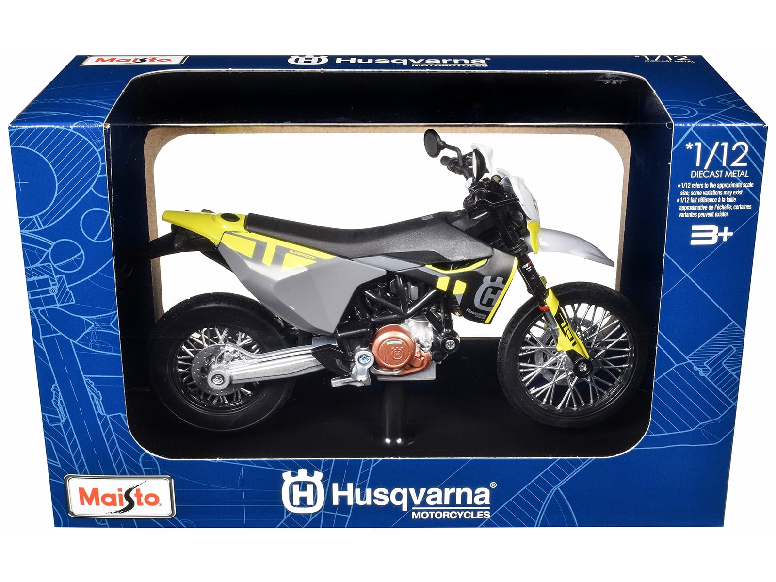 Yamaha YZR-M1 #46 Valentino Rossi Blue 1/18 Diecast Motorcycle