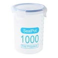 thumbnail image 2 of GROWTH TANK 3xCereal Containers Dispenser Rice Dispenser for Countertop Home Grain 1000ML, 2 of 9
