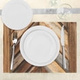 thumbnail image 3 of Ambesonne Vintage Place Mats Set of 4, Grunge Nature Gardening, Standard Size, Brown, 3 of 6