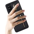 thumbnail image 6 of Samsung Galaxy S20 FE Leather Case with Card Holder, Wallet Case for Women, Zipper Slim Stand Case - Black, 6 of 14