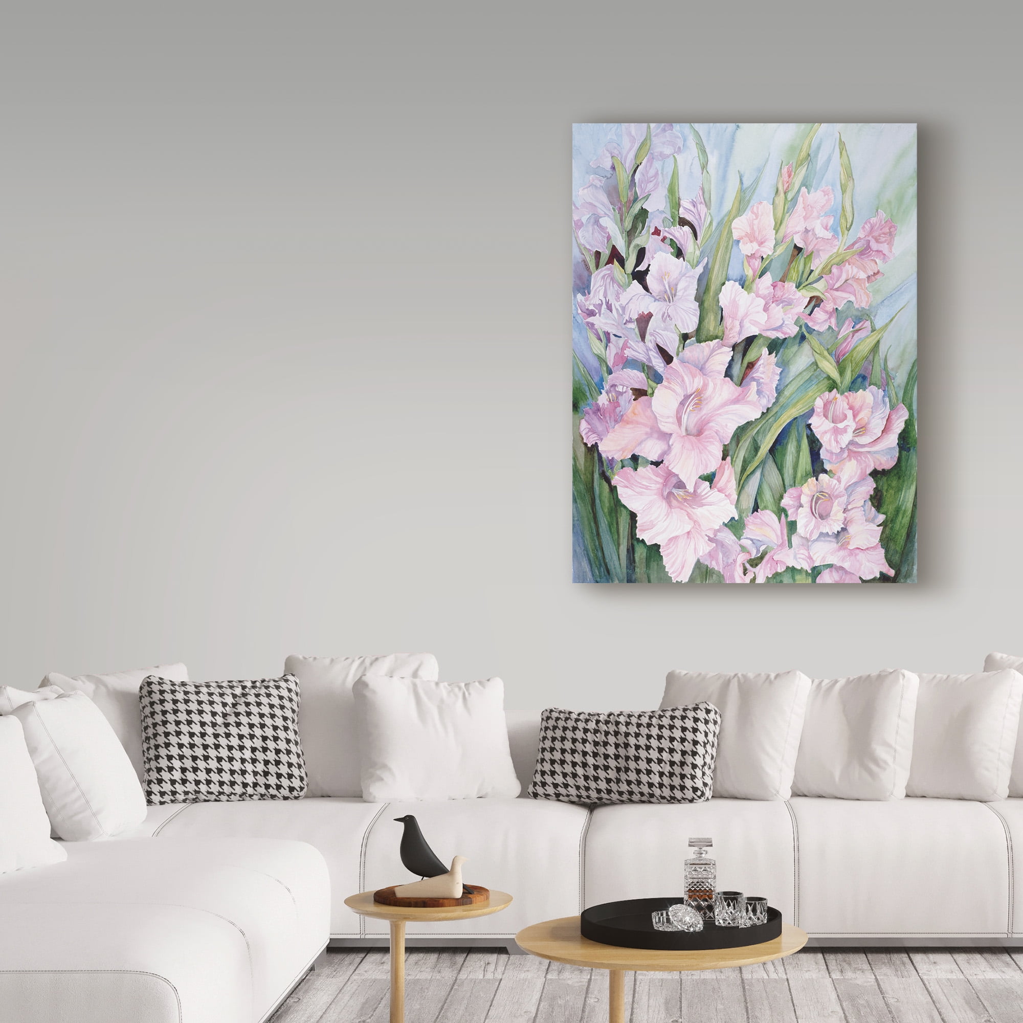 Trademark Fine Art 'Gladiolus' Canvas Art by Joanne Porter