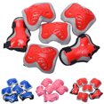 thumbnail image 2 of Bangcool 6PCS Kids Protective Gear Set Wrist Guard Knee Pad Elbow Pad for Skateboarding, 2 of 6