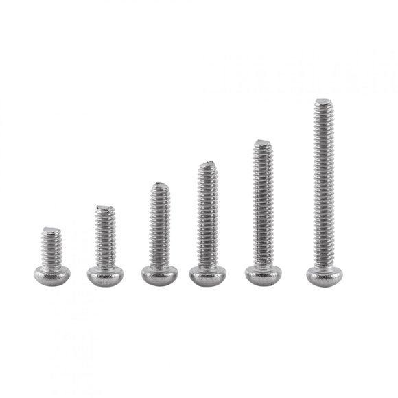 250pcs M2 Hex Socket Screws Bolt A2 Stainless Steel, Six Common Sizes for Industrial Fasteners, Ideal for Home and Office Appliances
