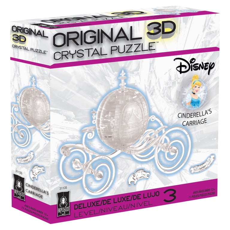 Cinderella's Carriage Original 3D Crystal Puzzle by BePuzzled