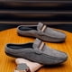 thumbnail image 5 of Open Toe Slippers Hombres de Moda Casual Versátil Transpirable Mochilas Más Tamaño Medio Zapatillas Primavera Y Verano, 5 of 7