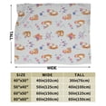 thumbnail image 3 of Wijzvio Sloth Throw Blanket Soft Fuzzy Fleece Blanket For Couch Bed Living Room Decoration 40"X30", 3 of 9