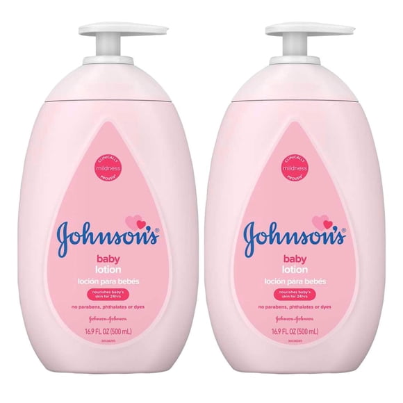 Loción para Bebé Johnson's Baby 500 ml con Dosificador, Paquete de 2