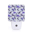 thumbnail image 1 of Balery Butterflies Luz Nocturna LED con Sensor Automático, Enchufe con Sensor Crepuscular, Luz Suave de 0.5W para Dormitorio, Pasillo, Baño-UK, 1 of 7