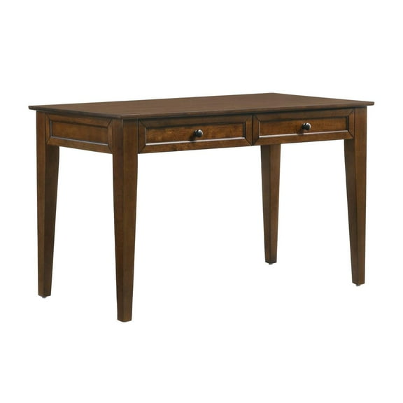 Intercon Furniture San Mateo Home Office 50" Wood Writing Desk in Brown