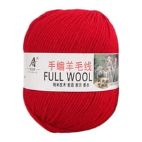 Lilixerw Soft Wool Yarn for Crocheting,100% Wool Worsted Weight Yarn Pack,for Knitting,Crocheting,and Crafting