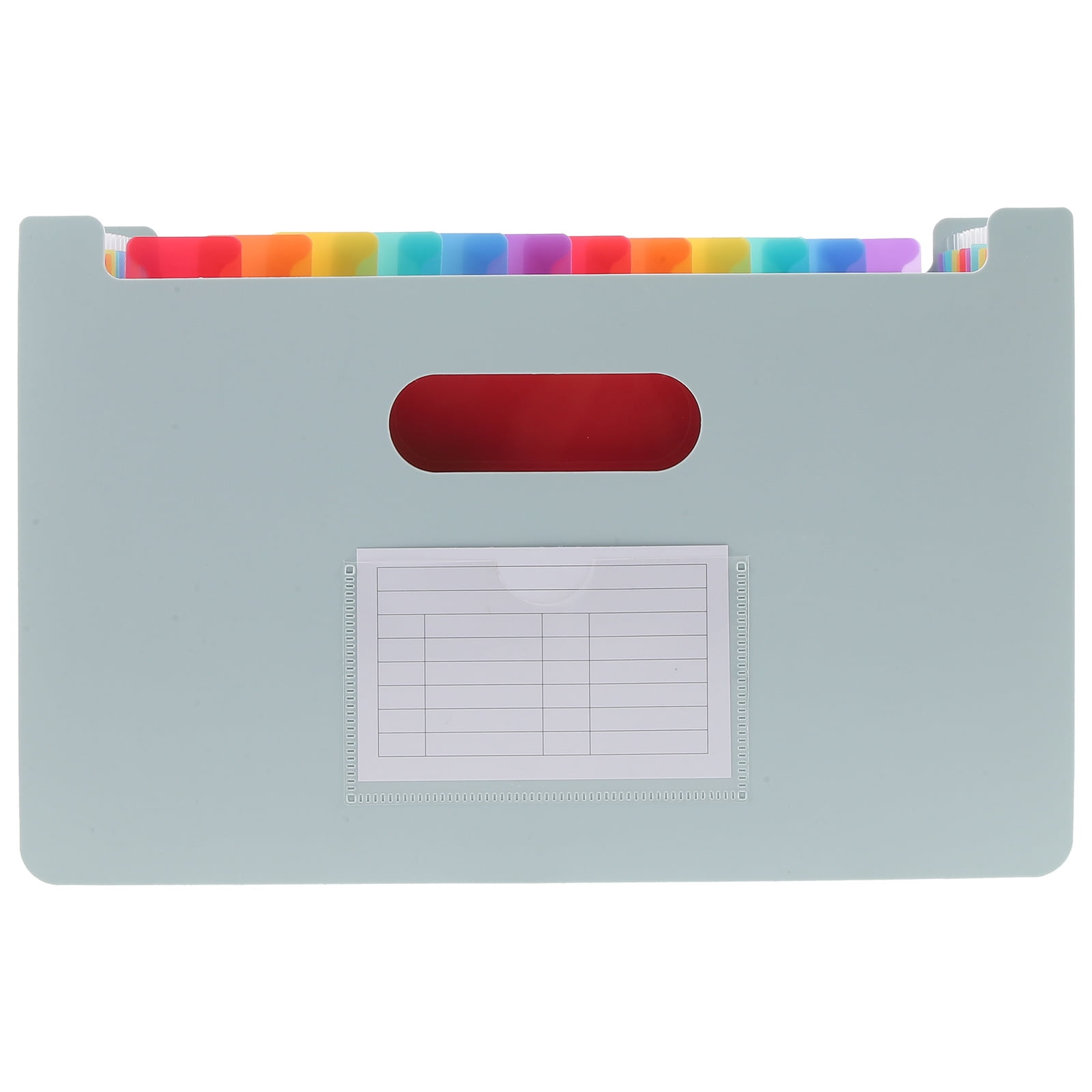 ifundom Portable Sky Blue Receipt Folder for Efficient Paper and Document Storage