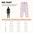 thumbnail image 3 of Balery Rose Flowers Pantalones de pijama para mujer, pijamas ultraligeros, pantalones de estar por casa-Medium, 3 of 6