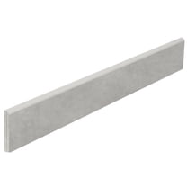 The Tile Life Foundry 3.5" x 24" Gris Matte Porcelain Bullnose Tile Trim, 1 Piece
