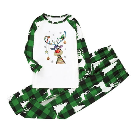 

Bigersell Family 2 Piece Outfit Outfits Set Parent-child Warm Set Printed Home Wear Pajamas Two-piece Dad Set Parent-child Casual Elegant Cosy Outfits Set 2022