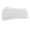 thumbnail image 1 of Hebilla autoblocante con cierre de cable de nailon de 100 piezas que una organización segura Blanco Sunnimix Nylon Cable Ties, 1 of 8