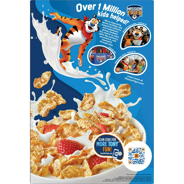  Frosted Flakes Cold Breakfast Cereal, 7 Vitamins and