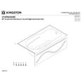 thumbnail image 6 of Aqua Eden VTAP603216R 60-Inch Acrylic Rectangular 3-Wall Alcove Tub with Anti Skid and Right Hand Drain Hole in Glossy White, 6 of 12