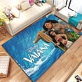 thumbnail image 2 of Cartoon Princess Movie Mat M oana Rugs Carpet Home Decor for Living Room Bedroom Entryway Rug Super Soft Flannel, 2 of 2