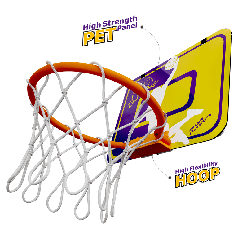 LITTNEO Mini Basketball Hoop for Kids 12 x 9.5 Mini Backboard, Mini Hoop  and Mini Ball, Indoor Basketball Hoop for Young Kids 