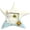 White Starfish, variant on ABPETE Photo Frame for 3x3 Inch Photo Display, Nautical Wooden Picture Frame Holder for Coastal Beach Themed Home Coffee Shop Decoration (White Fish)
