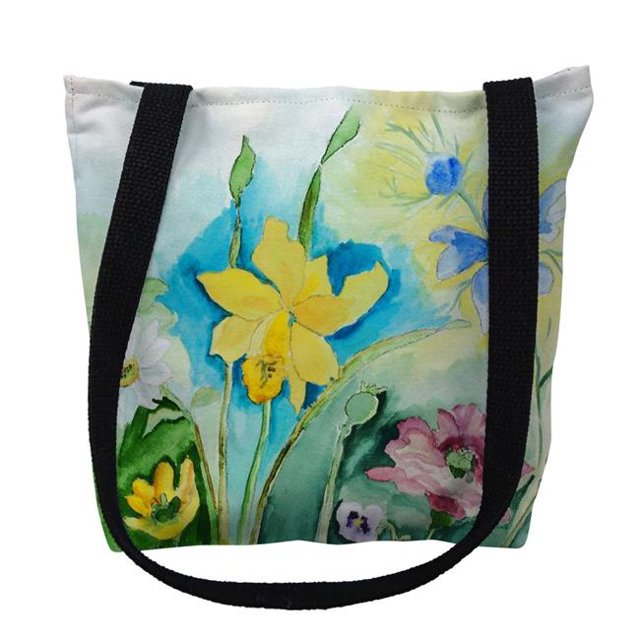 Betsy Drake TY194S Sac Fourre-Tout Floral 13 x 13 Po.
