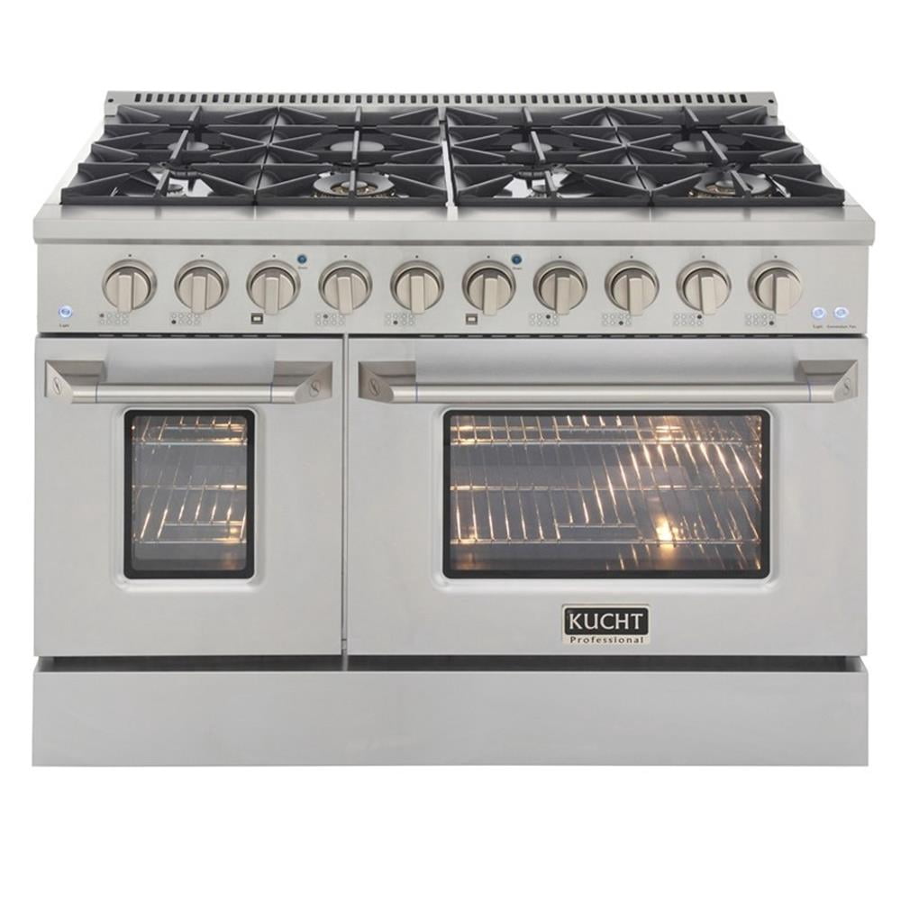 Pemberly Row 48" 6.7 cu. ft. Dual Fuel Range for Propane Gas in Stainless Steel