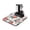 White-35, variant on Washable Rubber Multicolored Floral Dish Drying Mats for Kitchen Counter Home Large Coffee Bar Pad Accessories and Decor for Utensils Stemware 16''x18''