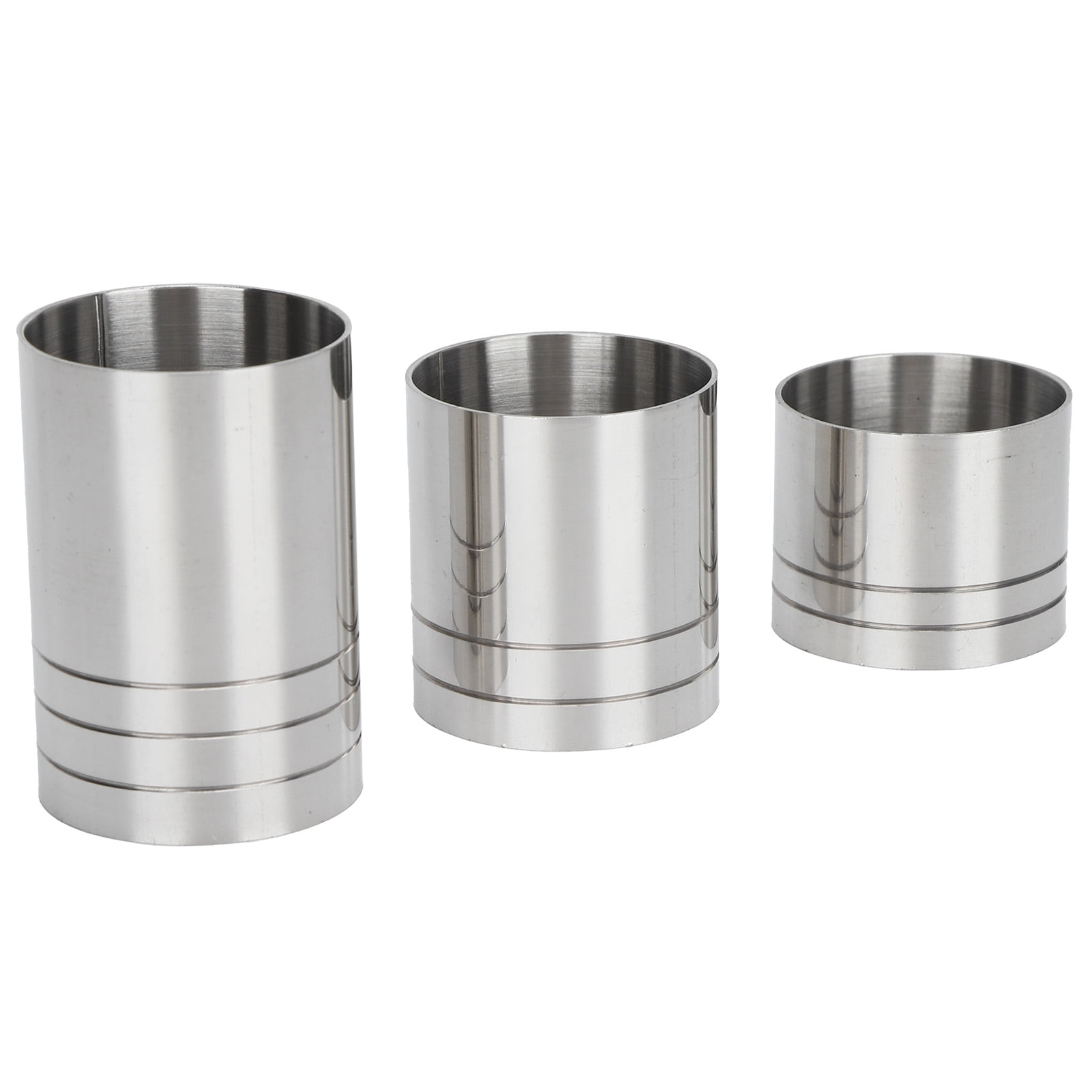Kit Doseur Cocktail 3 Pièces En Acier Inox - Double Mesure 15/20/25/30/40/50 Ml, Pour Bar Maison - 2