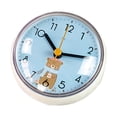 thumbnail image 1 of Moda Simple Mini Sucker Reloj de pared Baño Anti-niebla Reloj de pared impermeable Reloj de cocina Adepaton BST3005216-1, 1 of 6