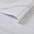 thumbnail image 4 of White Marble Pattern Waterproof Wall Stickers, Oil Resistant Kitchen Wallpaper, Self-adhesive Stickers For Furniture, 4 of 4