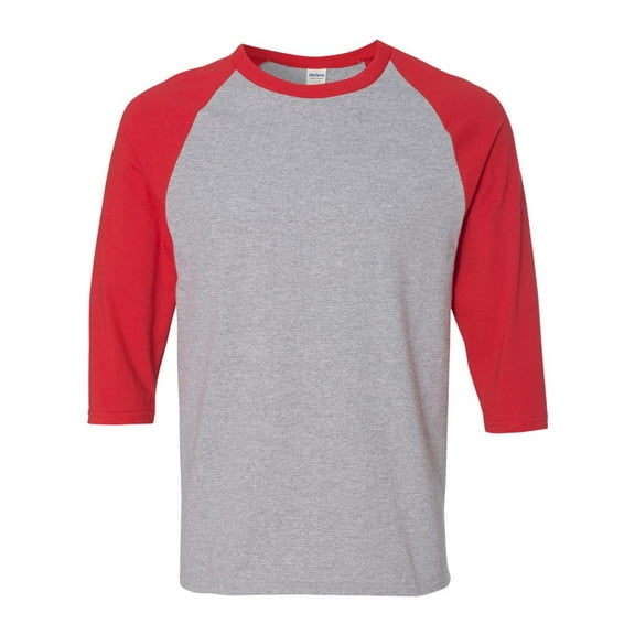 Gildan Heavy Cotton Raglan Three-Quarter Sleeve T-Shirt Unisex