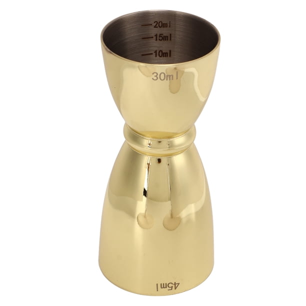 Taza medidora de cóctel de acero inoxidable, taza medidora de acero inoxidable de doble cabezal Taza medidora de acero inoxidable Taza medidora de doble cabezal construida para el futuro