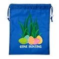 thumbnail image 2 of Mini Easter Basket Bags, Bulk Drawstring Cinch Sacks, Mini Easter Bunny Bags - Gone Hunting, 2 of 2