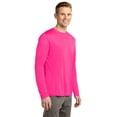 thumbnail image 4 of Sport-Tek Tall Long Sleeve PosiCharge Competitor Tee-4XLT (Neon Pink), 4 of 4