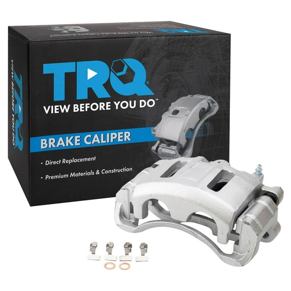 TRQ Front Left Brake Caliper w/Bracket Drivers Side Compatible with 1998-2005 Chevrolet Blazer 1998-2004 S10 1998-2001 GMC Jimmy Sonoma 1998-2000 Isuzu Hombre Oldsmobile Bravada