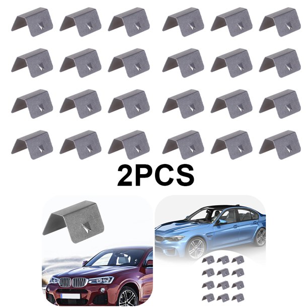 Deflector Lluvia Y Viento 12 Uds. Clips Ajuste Accesorios Repuesto para Automóviles para Heko G3