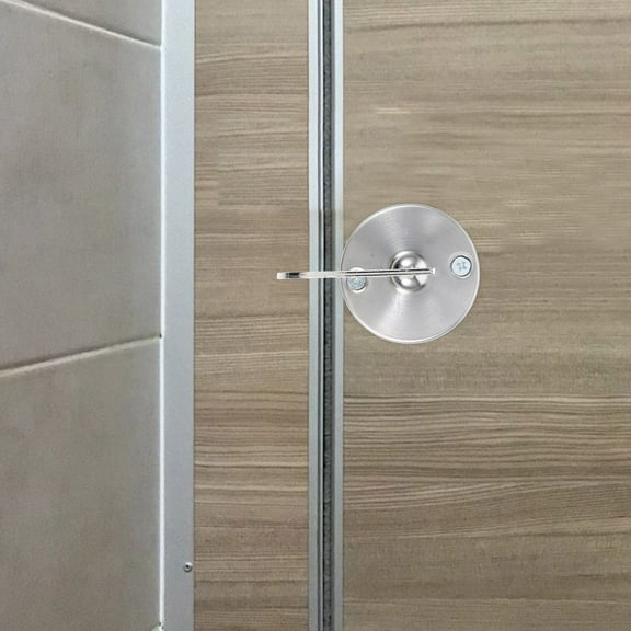 WHAMVOX Stainless Steel Restroom Privacy Indicator Lock Keyless Door Lock for Bathroom Commercial Door Handle for Public Restrooms Privacy Door Knob