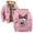Pink, variant on Hannah Bahng The Misunderstood Tour 2025 Zipper Hoodies Women Men Jacket Parkas Long Sleeve Fashion Streetwear Coat