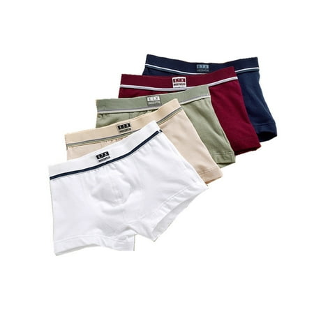 5PCS/Set Kids Boys Soft Cotton Boxer Underwear Underpants Size:9-10 ...