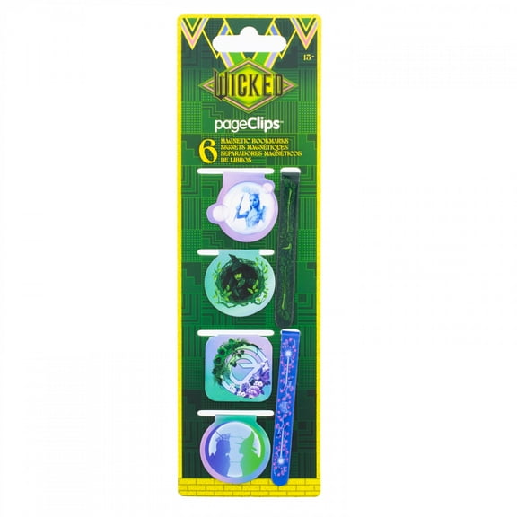 Wicked: For Good 6-Pack Magnetic Bookmark Clips