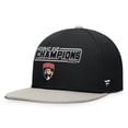 thumbnail image 3 of Men's Fanatics Black Florida Panthers 2025 Stanley Cup Champions Snapback Hat, 3 of 4